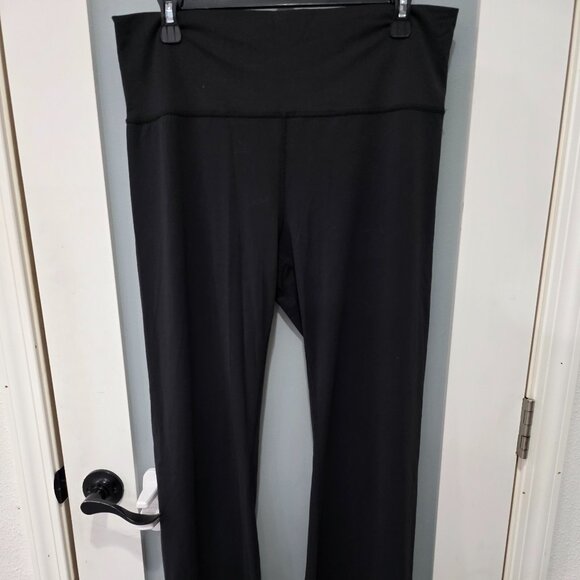 Prana Pants - Prana Black Flared Wide Leg Yoga Pants Women’s XL